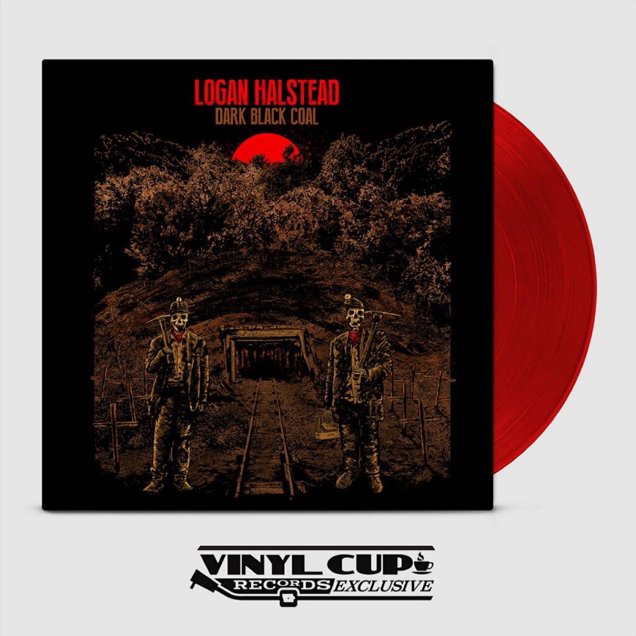Signed Dark Black Coal Vinyl (Red - Vinyl Cup Exclusive)